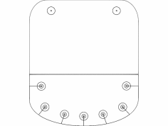 Şiş Tutucu 2 DXF Dosyası