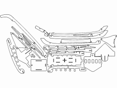 gemi seti 2 dxf dosyası