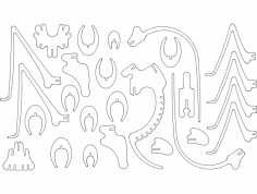 Izgara 01-3mm dxf Dosyası
