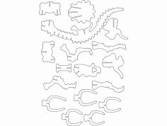 Triceratops A dxf Dosyası