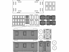 Cabuz 3D Puzzle dxf Dosyası