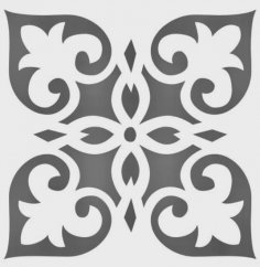 Filografi tepsi desen dxf dosyası