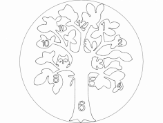 Albero saat dxf dosyası