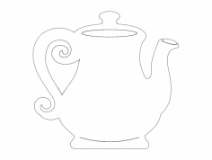 Aplike Çaydanlık DXF Dosyası