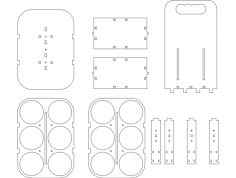 6'lı Paket dxf Dosyası