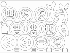 Harley 2 dxf Dosyası