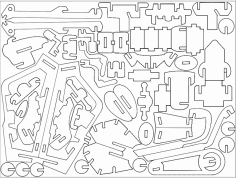 Harley 1 dxf Dosyası
