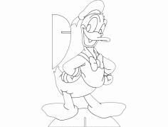 Apliques Pato dxf Dosyası