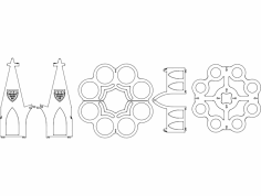Bierkranz dxf Dosyası