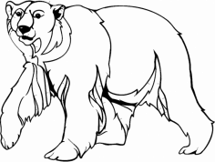 Bear 2 dxf Dosyası