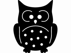 Baykuş (Owl) dxf Dosyası