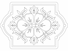 Desen 2 dxf Dosyası