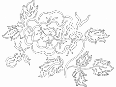 Çiçek 2 dxf Dosyası