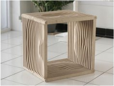 Dört Ayaklı Tabure R9 dxf Dosyası