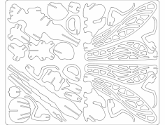 3D Osa 2mm DXF Dosyası