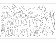 Bronto 1 dxf Dosyası