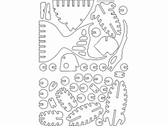 Melek Balığı dxf Dosyası