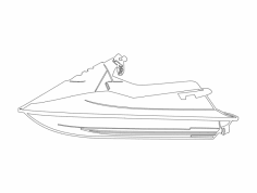 Jet Ski dxf Dosyası