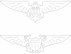 Havacılık Kanatları dxf Dosyası