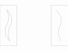 Kapı Tasarımı dxf Dosyası