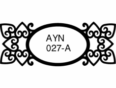 Ayna Çerçevesi dxf Dosyası