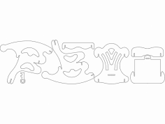 Masem Sandalye (Sallanan Sandalye) dxf Dosyası