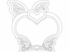 Kelebek 2 dxf Dosyası