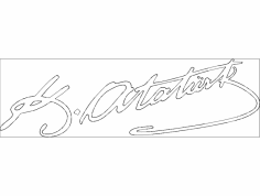 M.K. Atatürk dxf Dosyası