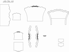 yatakodasi1 dxf Dosyası