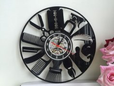 Saat Orologi Vinil dxf Dosyası
