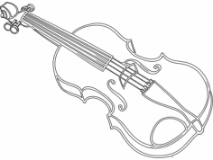 Keman DXF Dosyası