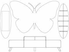 Kelebek-tv N Tes -1 dxf Dosyası