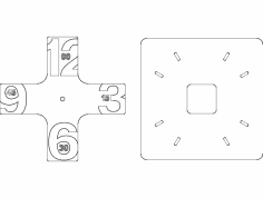Saat 2 dxf Dosyası