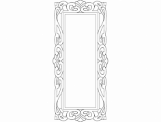 Ayna Van Krom dxf Dosyası