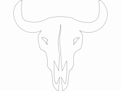 Boğa Kafatası dxf Dosyası