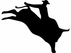 Boğa Binicisi 2 dxf Dosyası