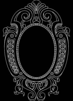 Ayna Çerçevesi 0554 dxf Dosyası
