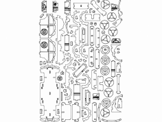 Herbie 3mm dxf Dosyası