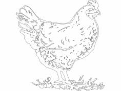 Hen dxf Dosyası