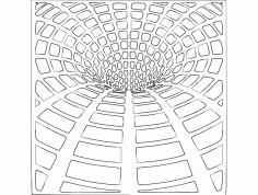 Solucan Deliği 3434 dxf Dosyası