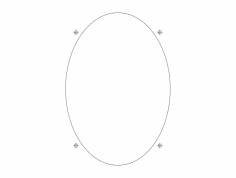 6×9 Hoparlör dxf Dosyası