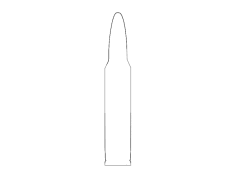 .223 Mühimmat dxf Dosyası