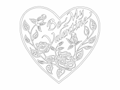 Sevgilim olur musun dxf Dosyası