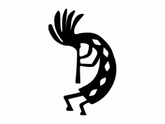 Kokopelli DXF Dosyası