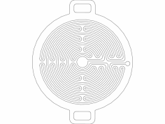 Kilise Labirentleri 7mm Bilye İçin dxf Dosyası
