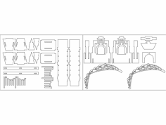 Kule Köprüsü bölüm2 dxf Dosyası
