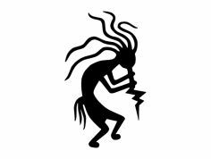 Kokopelli 5 dxf Dosyası