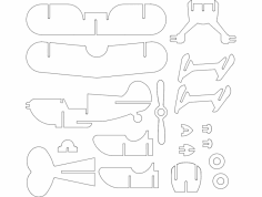 Pitts S1C DXF Dosyası