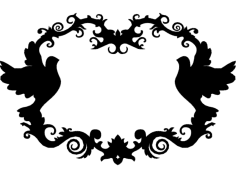 Kuş Çerçeveleri dxf Dosyası