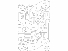 Revolver 3d dxf Dosyası
